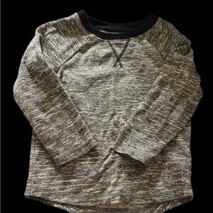 Cat & Jack Black and Gray Long Sleeve Tee